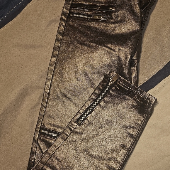 Zara‎ metallic jeans - Picture 4 of 9